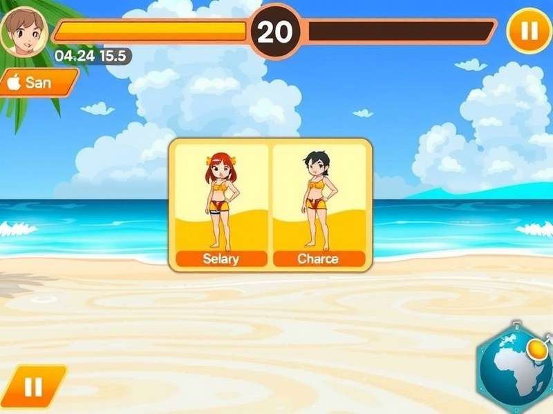 Volley Beach Splash Gameplay Screenshot