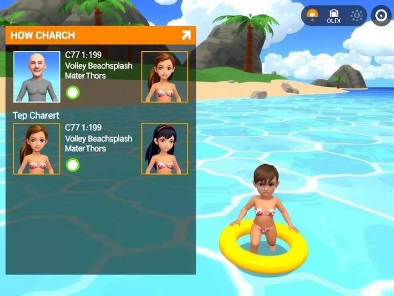 Volley Beach Splash Character Selection
